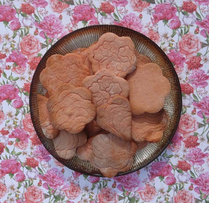 croquants aux biscuits roses de Reims