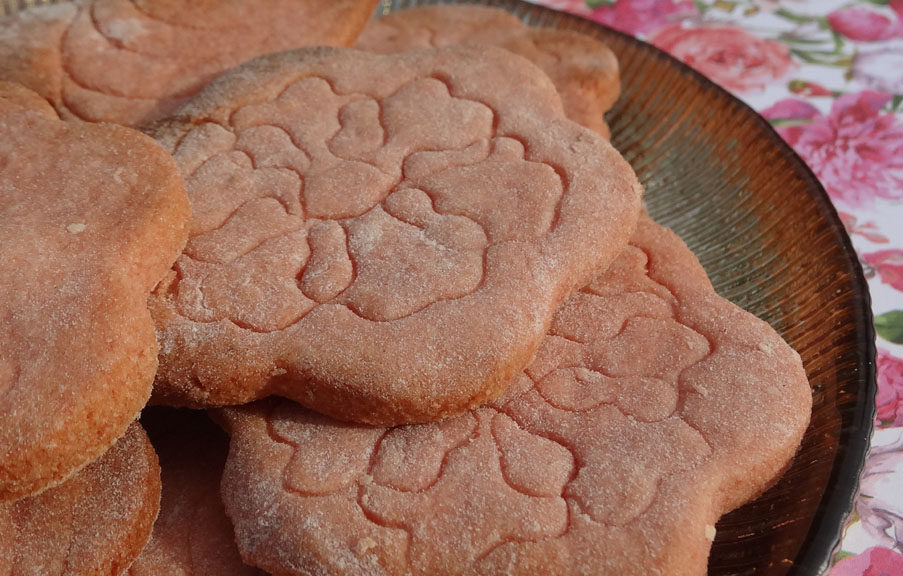 croquants aux biscuits roses de Reims