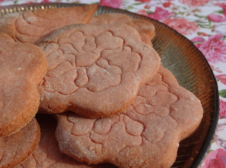 croquants aux biscuits roses de Reims